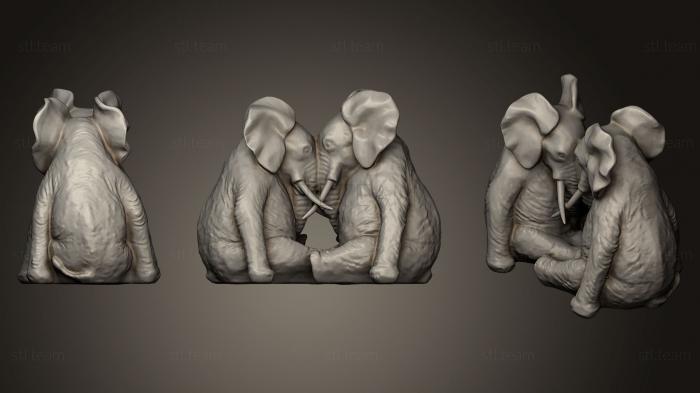 3D model Elephant Love (STL)